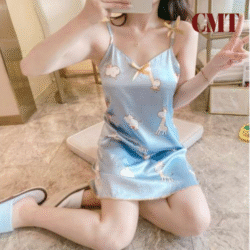 váy ngủ lụa hai dây